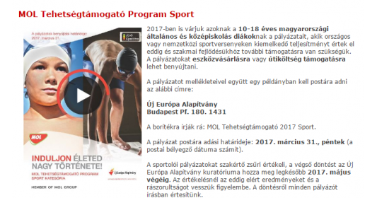 MOL Tehetségtámogató Program