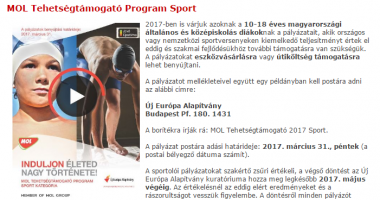 MOL Tehetségtámogató Program